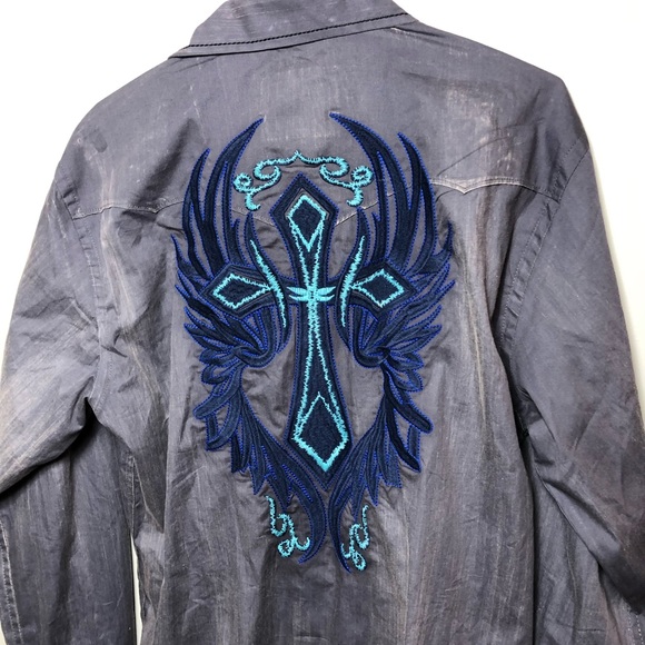 Lammles Cowboy Collection Button Down - Picture 6 of 9